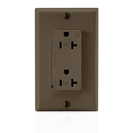 LEVITON Surge Suppressor Receptacle 20A 125V T5380